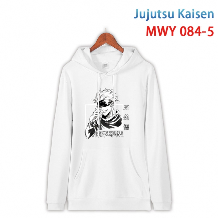 Jujutsu Kaisen Cotton Hooded Patch Pocket Sweatshirt from S to 4XL  MWY 084 5