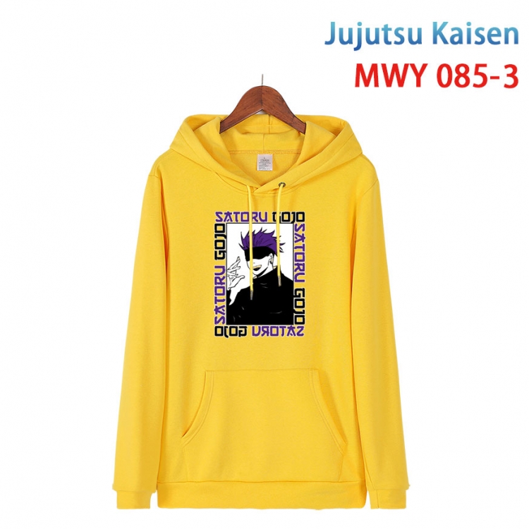 Jujutsu Kaisen Cotton Hooded Patch Pocket Sweatshirt from S to 4XL MWY 085 3