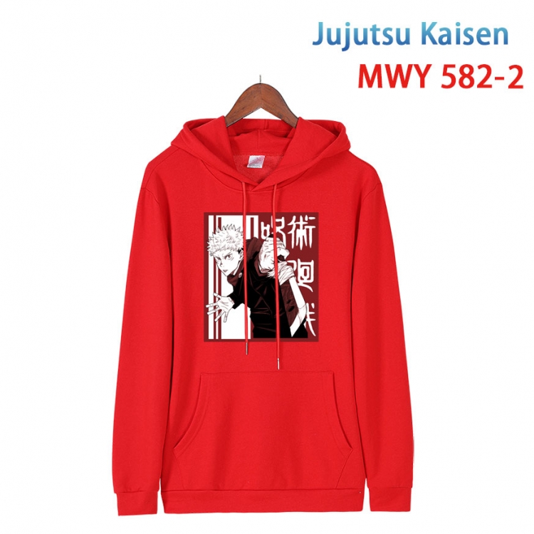 Jujutsu Kaisen Cotton Hooded Patch Pocket Sweatshirt from S to 4XL  MWY-582-2