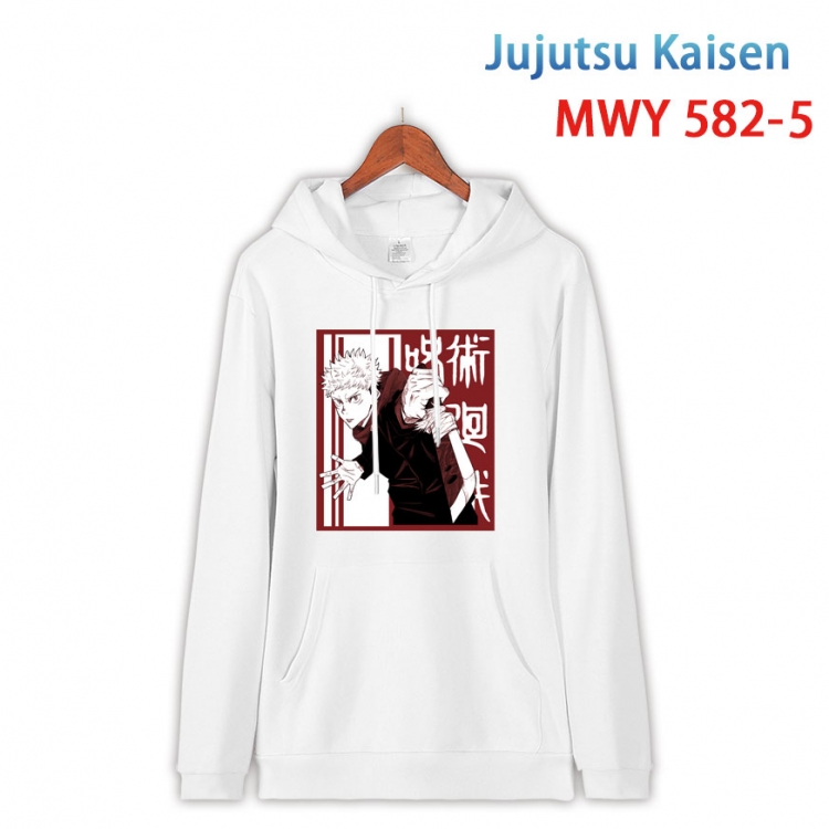 Jujutsu Kaisen Cotton Hooded Patch Pocket Sweatshirt from S to 4XL  MWY-582-5