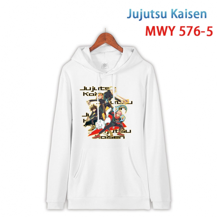 Jujutsu Kaisen Cotton Hooded Patch Pocket Sweatshirt from S to 4XL  MWY-576-5