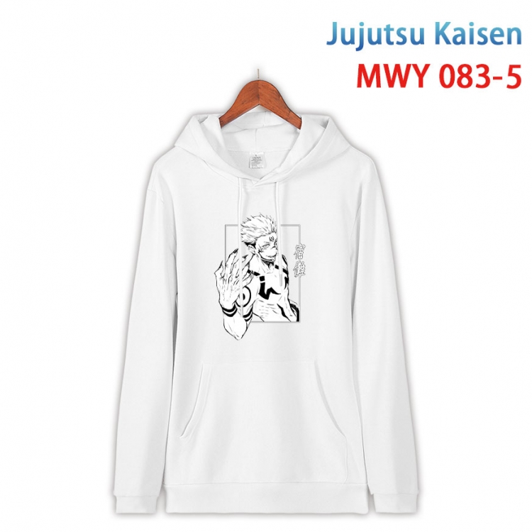 Jujutsu Kaisen Cotton Hooded Patch Pocket Sweatshirt from S to 4XL  MWY 083 5