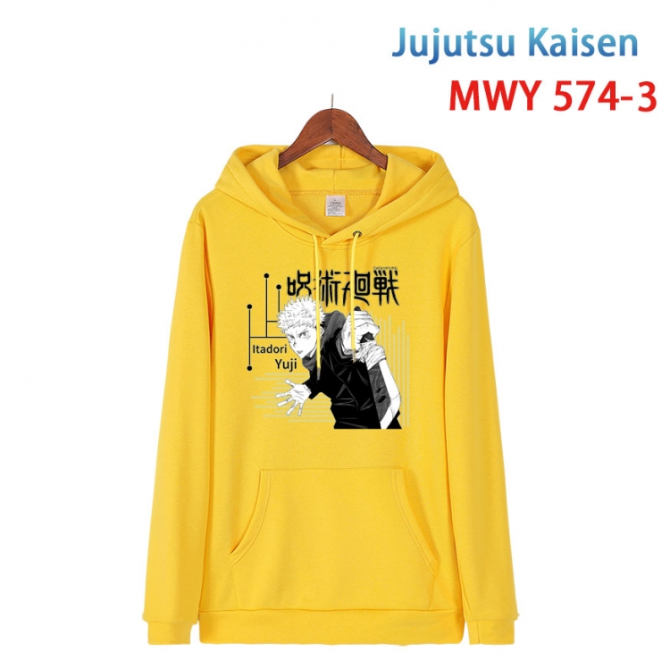 Jujutsu Kaisen Cotton Hooded Patch Pocket Sweatshirt from S to 4XL  MWY-574-3