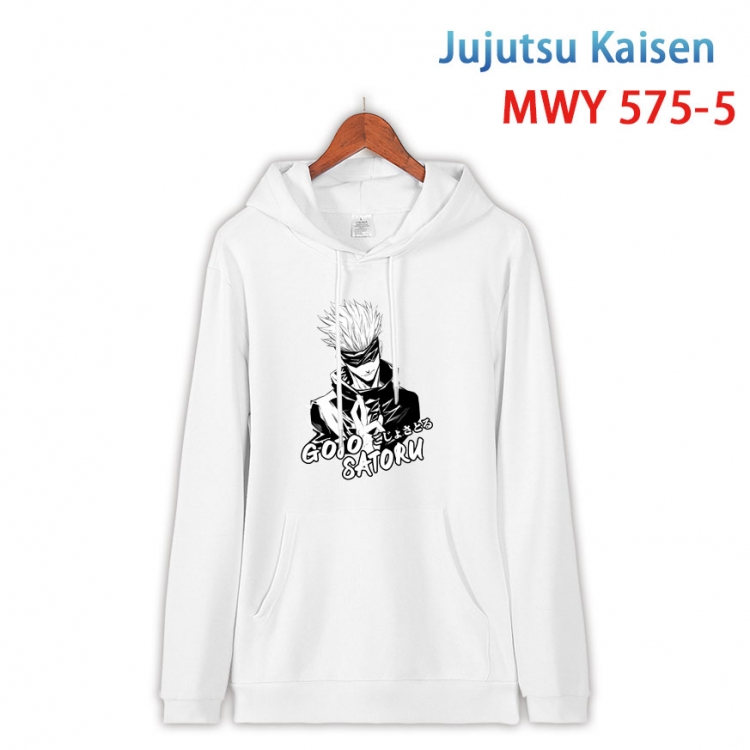 Jujutsu Kaisen Cotton Hooded Patch Pocket Sweatshirt from S to 4XL MWY-575-5