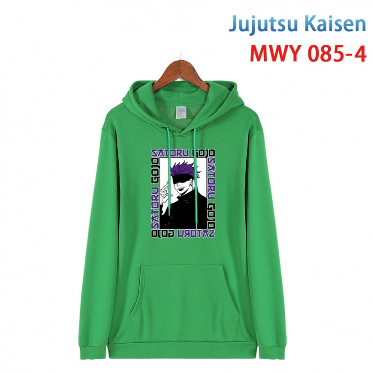 Jujutsu Kaisen Cotton Hooded Patch Pocket Sweatshirt from S to 4XL MWY 085 4