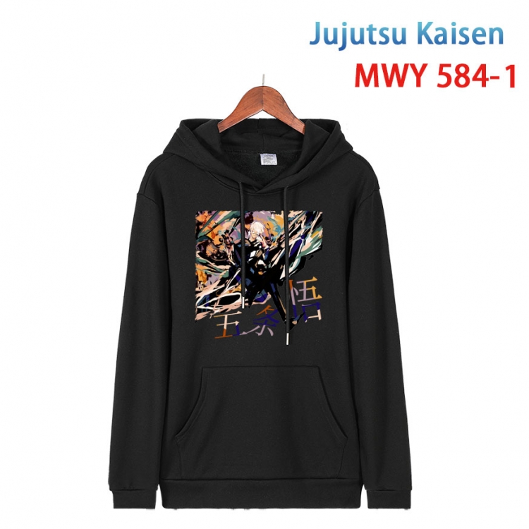 Jujutsu Kaisen Cotton Hooded Patch Pocket Sweatshirt from S to 4XL  MWY-584-1