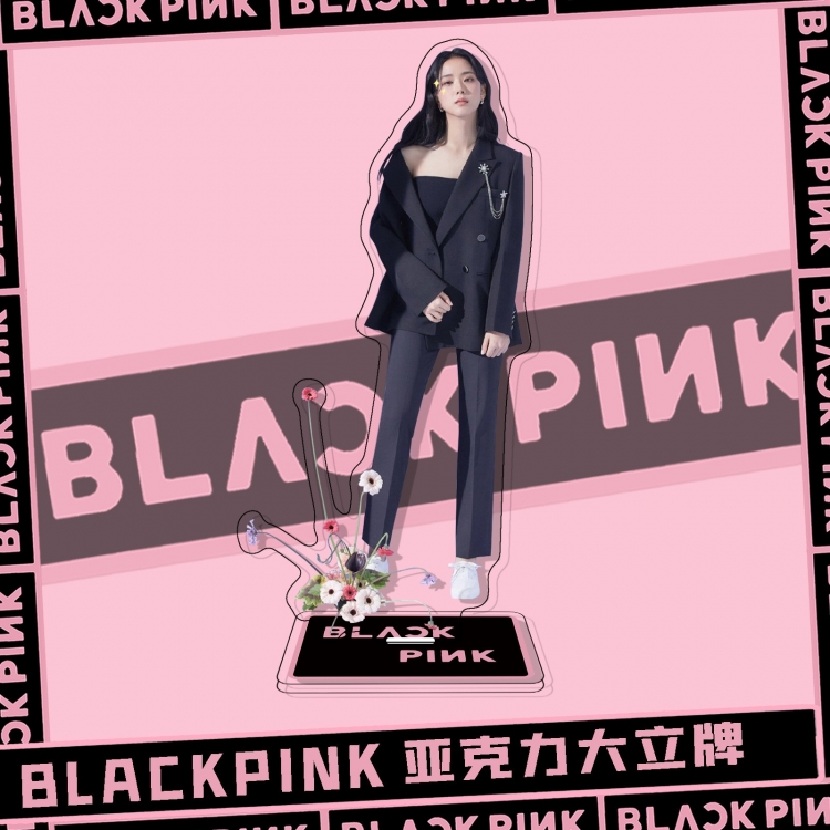 BLACK PINK  Movie star characters acrylic Standing Plates Keychain 51428