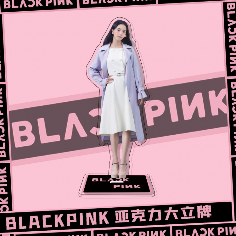 BLACK PINK  Movie star characters acrylic Standing Plates Keychain  51429