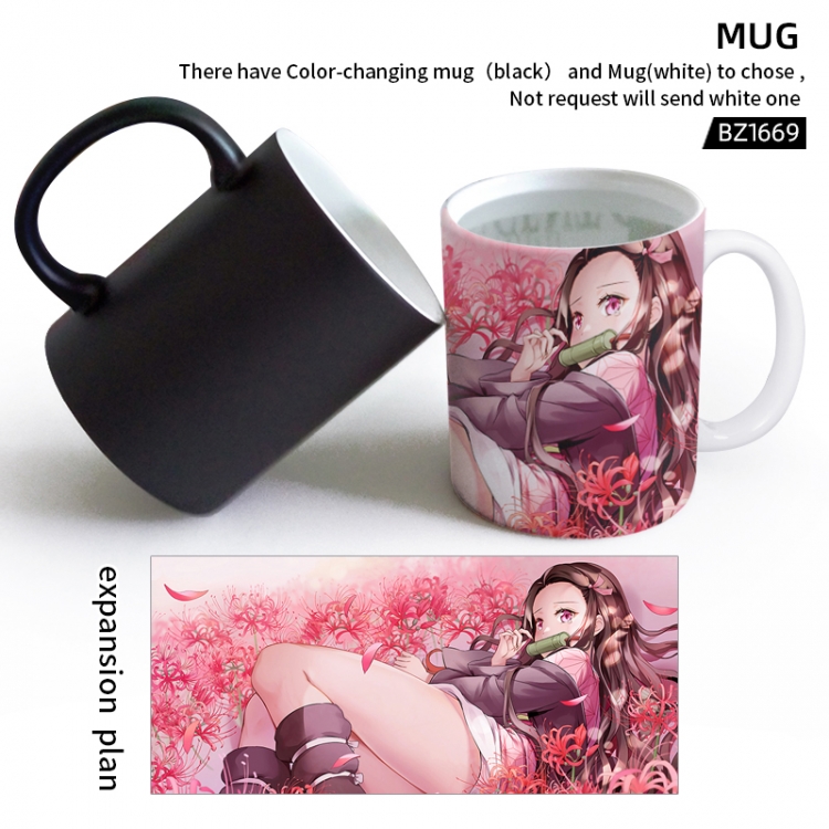 Demon Slayer Kimets Anime color printing color changing cup can be customized BZ1669
