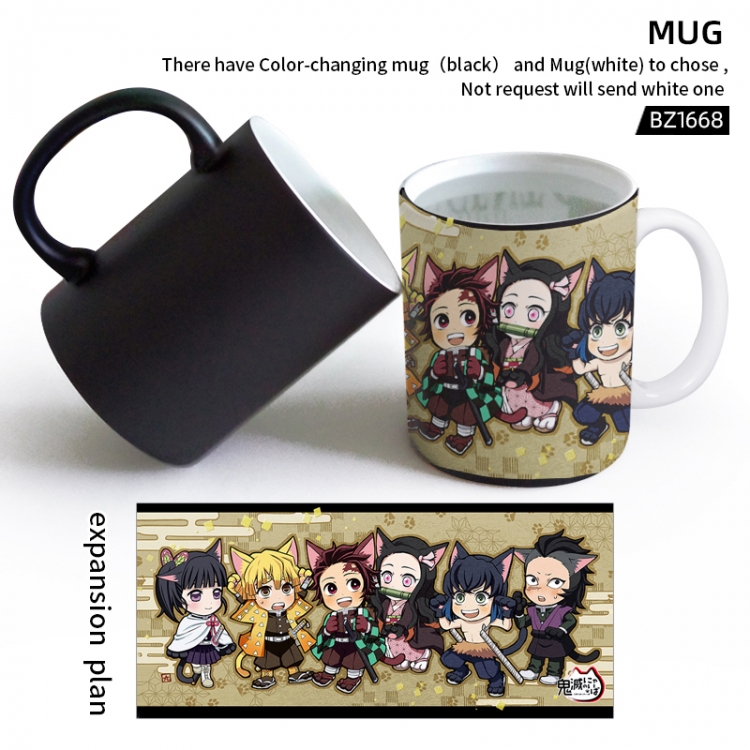 Demon Slayer Kimets Anime color printing color changing cup can be customized BZ1668