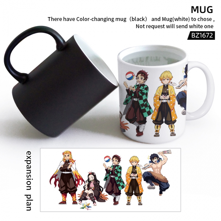 Demon Slayer Kimets Anime color printing color changing cup can be customized BZ1672