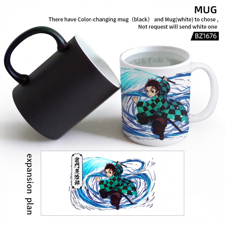 Demon Slayer Kimets Anime color printing color changing cup can be customized BZ1676