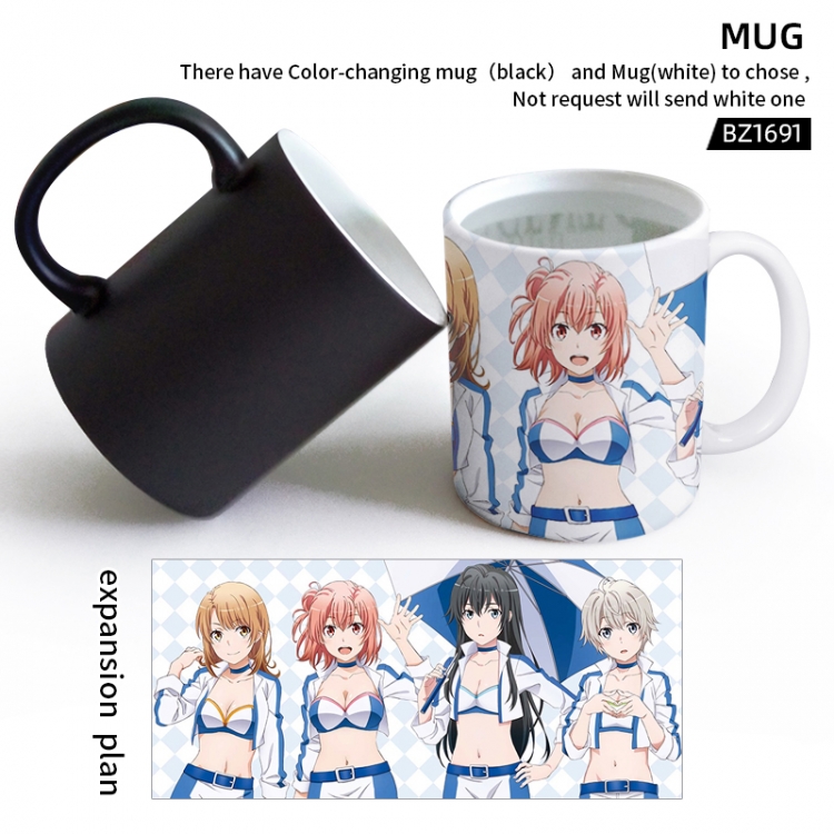 My youth romance story really has a problem  Anime color printing color changing cup can be customized BZ1691