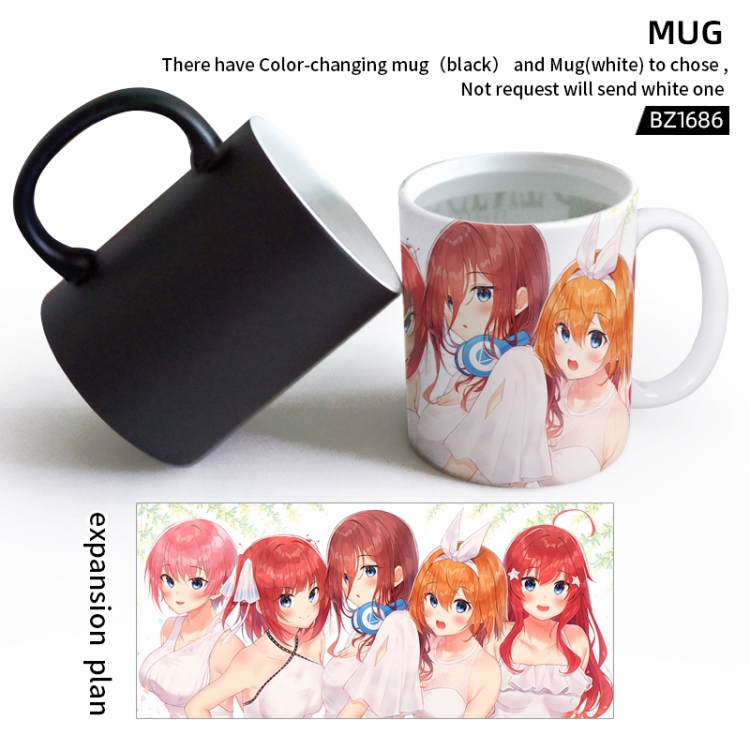 The Quintessential Qunintupiets Anime color printing color changing cup can be customized BZ1686