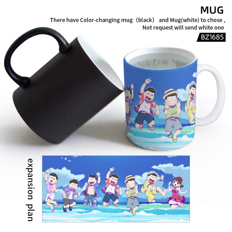 Osomatsu-san Anime color printing color changing cup can be customized BZ1682