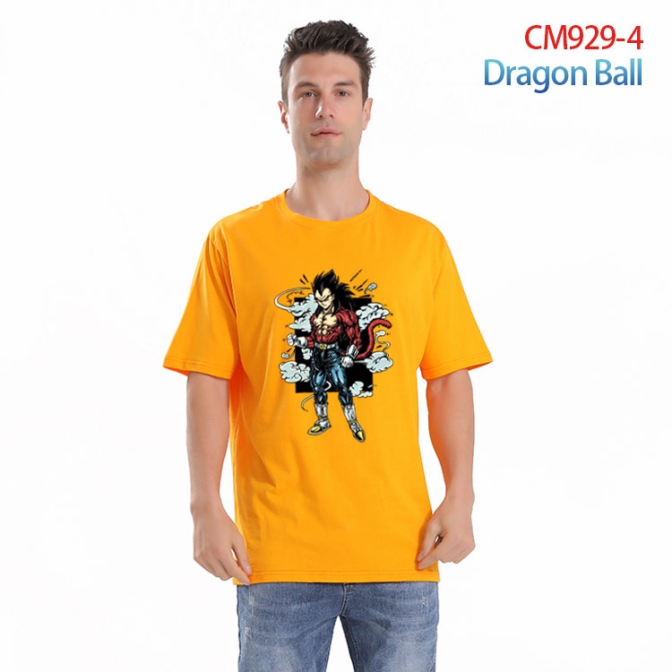 DRAGON BALL Printed short-sleeved cotton T-shirt from S to 4XL  CM-929-4