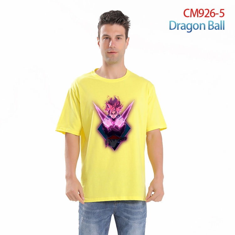 DRAGON BALL Printed short-sleeved cotton T-shirt from S to 4XL CM-926-5