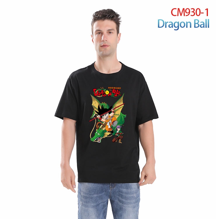 DRAGON BALL Printed short-sleeved cotton T-shirt from S to 4XL CM-930-1