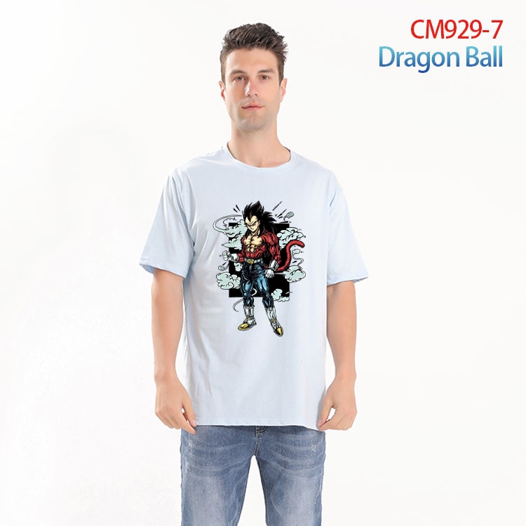DRAGON BALL Printed short-sleeved cotton T-shirt from S to 4XL CM-929-7