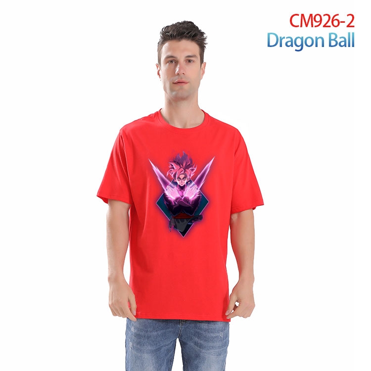 DRAGON BALL Printed short-sleeved cotton T-shirt from S to 4XL CM-926-2