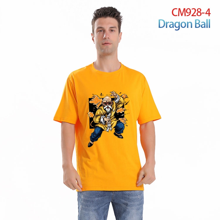 DRAGON BALL Printed short-sleeved cotton T-shirt from S to 4XL CM-928-4