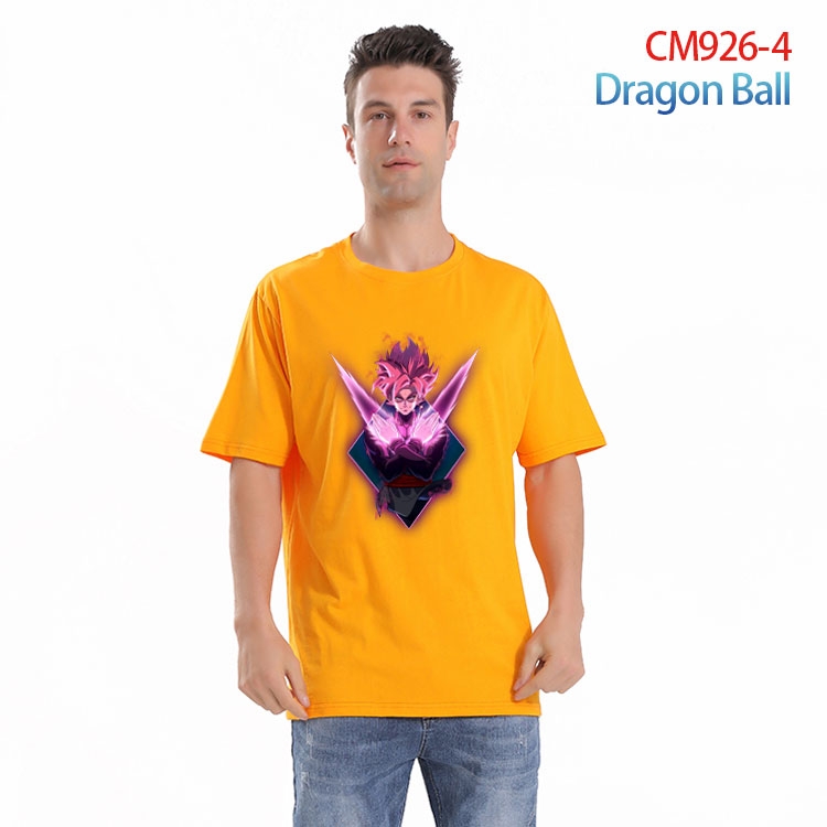 DRAGON BALL Printed short-sleeved cotton T-shirt from S to 4XL CM-926-4