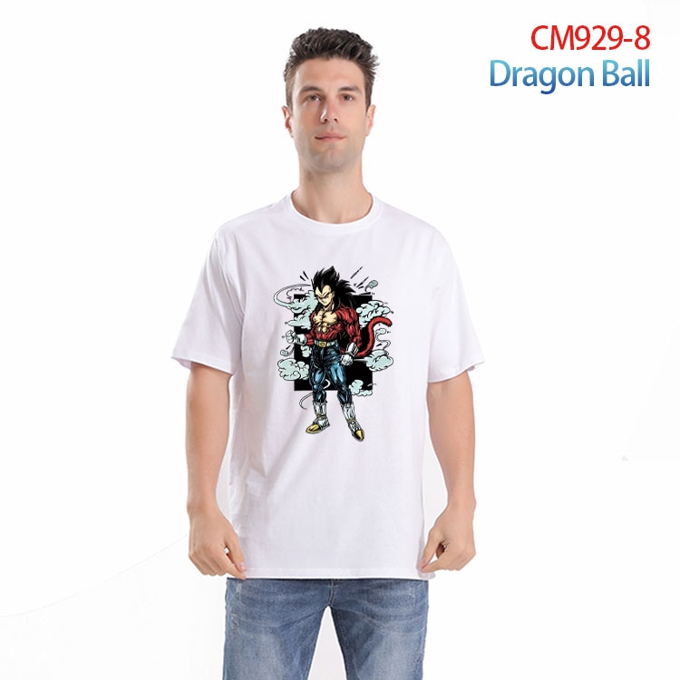 DRAGON BALL Printed short-sleeved cotton T-shirt from S to 4XL CM-929-8