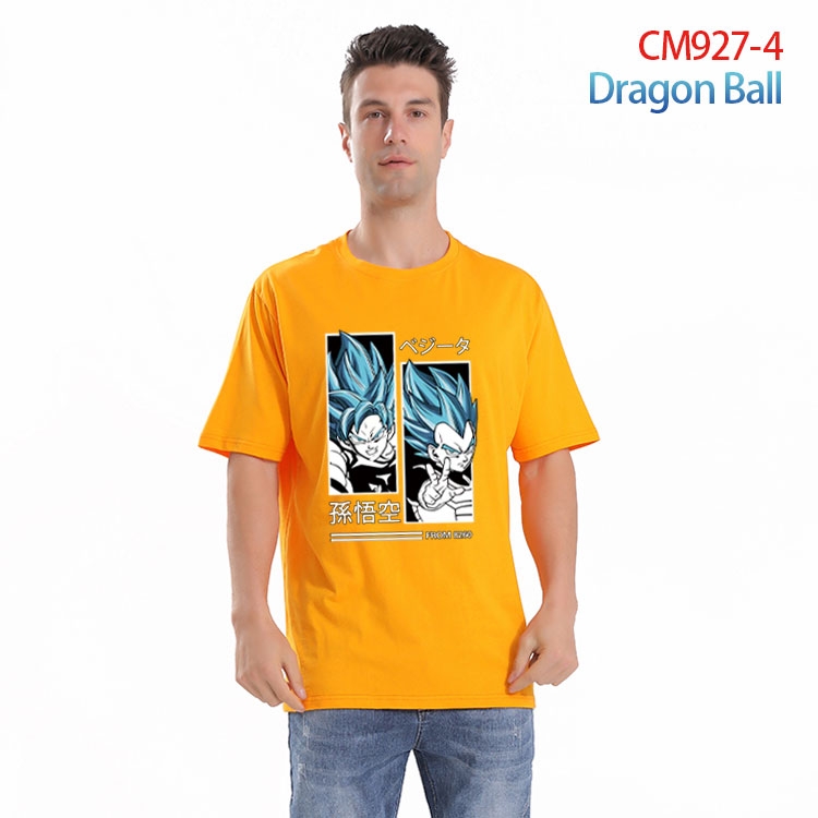 DRAGON BALL Printed short-sleeved cotton T-shirt from S to 4XL CM-927-4