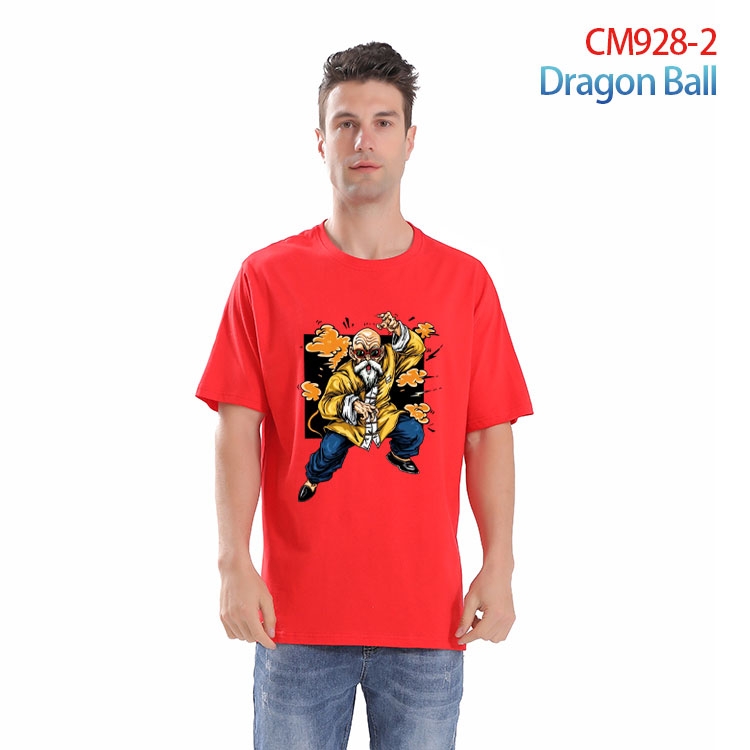 DRAGON BALL Printed short-sleeved cotton T-shirt from S to 4XL CM-928-2