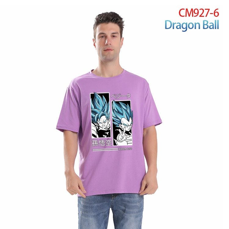 DRAGON BALL Printed short-sleeved cotton T-shirt from S to 4XL CM-927-6