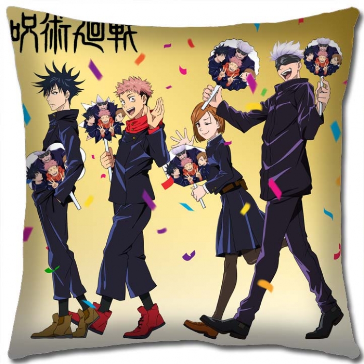 Jujutsu Kaisen  Anime square full-color pillow cushion 45X45CM NO FILLING  Z3-137