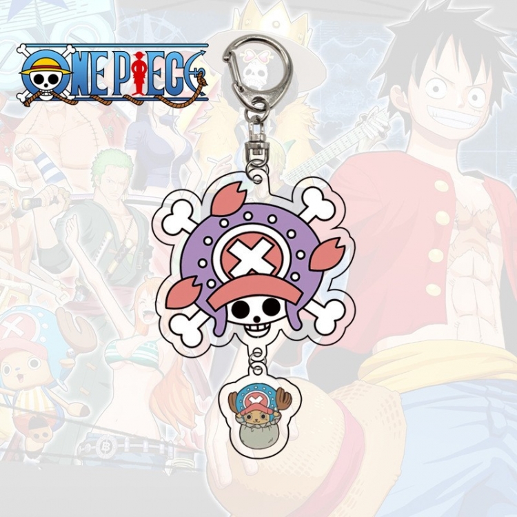 One Piece Anime acrylic Pendant Key Chain  price for 5 pcs 9990