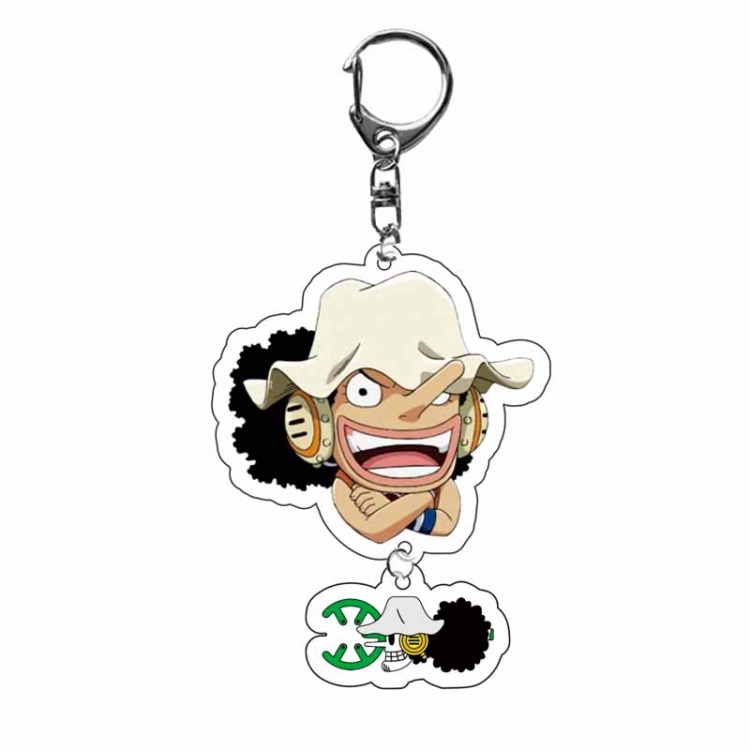 One Piece Anime acrylic Pendant Key Chain  price for 5 pcs  9984