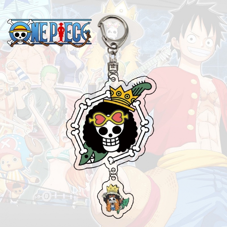 One Piece Anime acrylic Pendant Key Chain  price for 5 pcs  9991