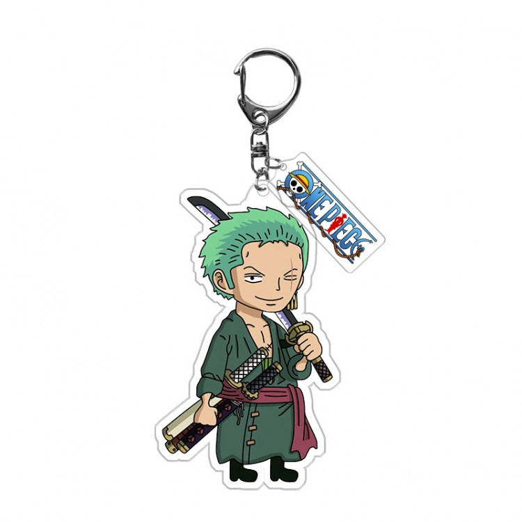 One Piece Anime acrylic Pendant Key Chain  price for 5 pcs  9974