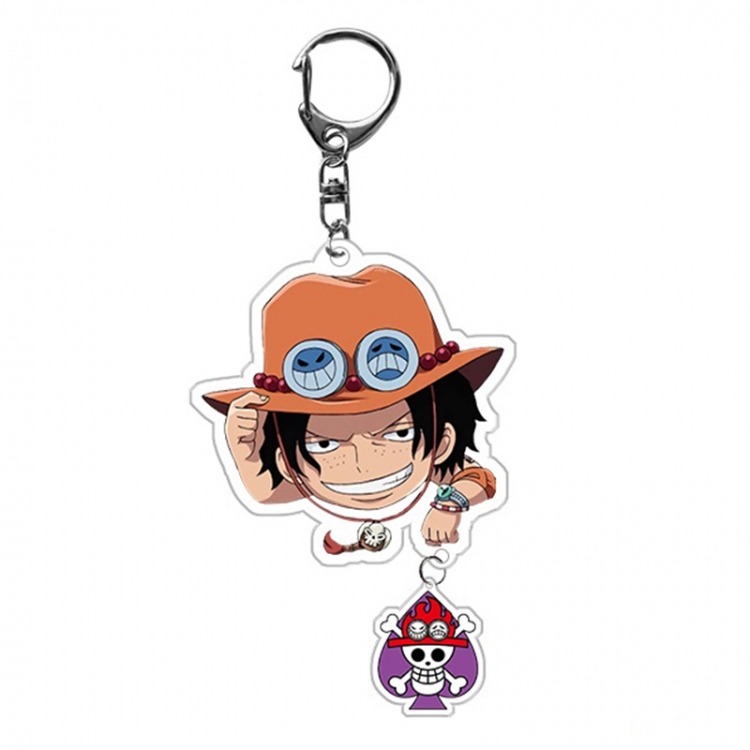 One Piece Anime acrylic Pendant Key Chain  price for 5 pcs 9980