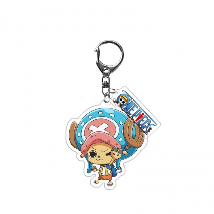 One Piece Anime acrylic Pendant Key Chain  price for 5 pcs 9972