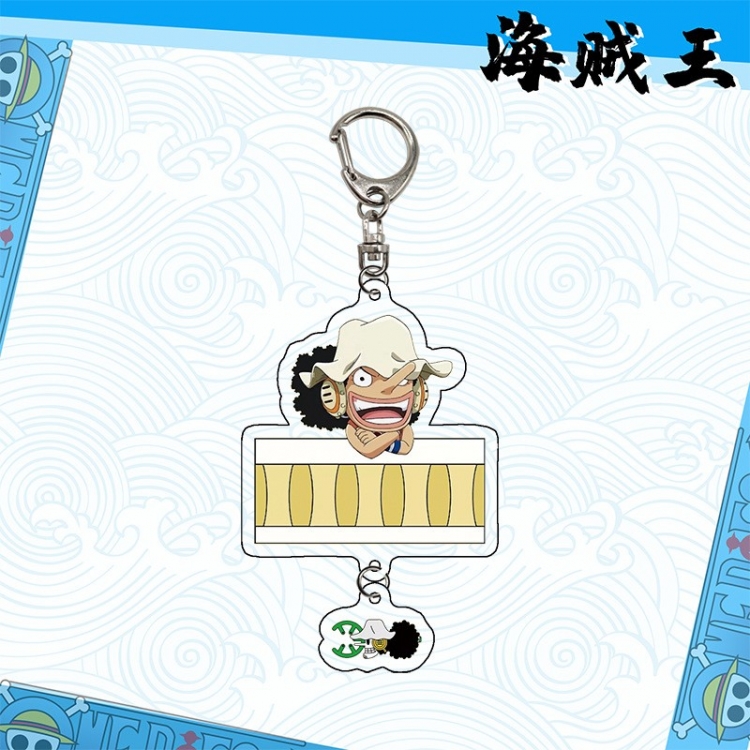 One Piece Anime acrylic Pendant Key Chain  price for 5 pcs 10011