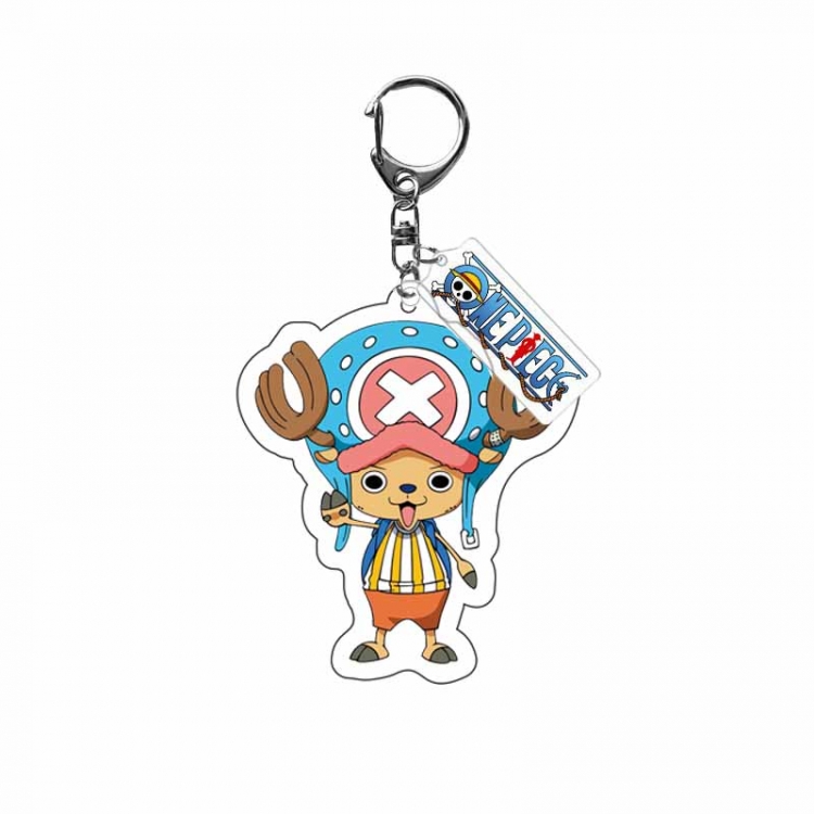 One Piece Anime acrylic Pendant Key Chain  price for 5 pcs 9985