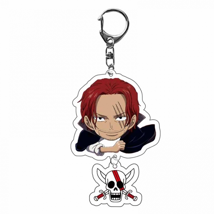 One Piece Anime acrylic Pendant Key Chain  price for 5 pcs 9983