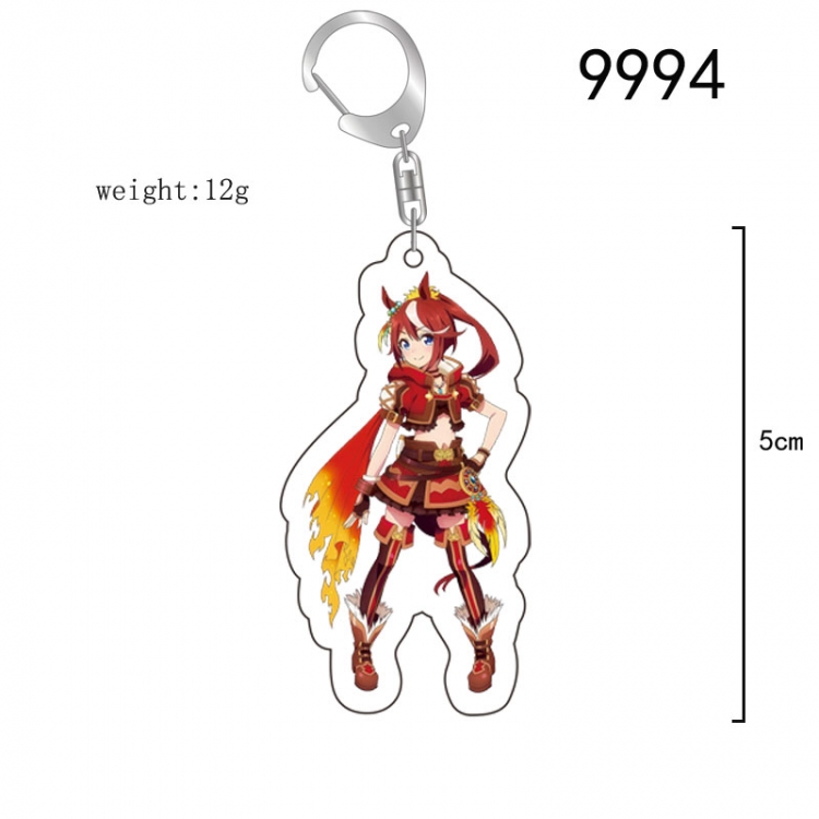 Pretty Derby Anime acrylic Key Chain  price for 5 pcs 9994