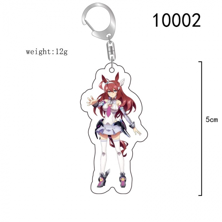 Pretty Derby Anime acrylic Key Chain  price for 5 pcs 10002