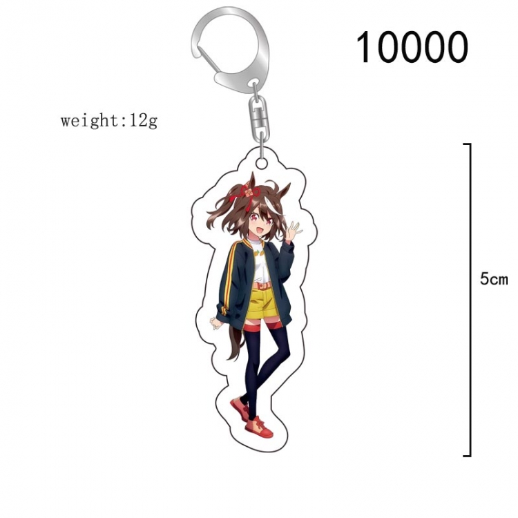 Pretty Derby Anime acrylic Key Chain  price for 5 pcs 10000