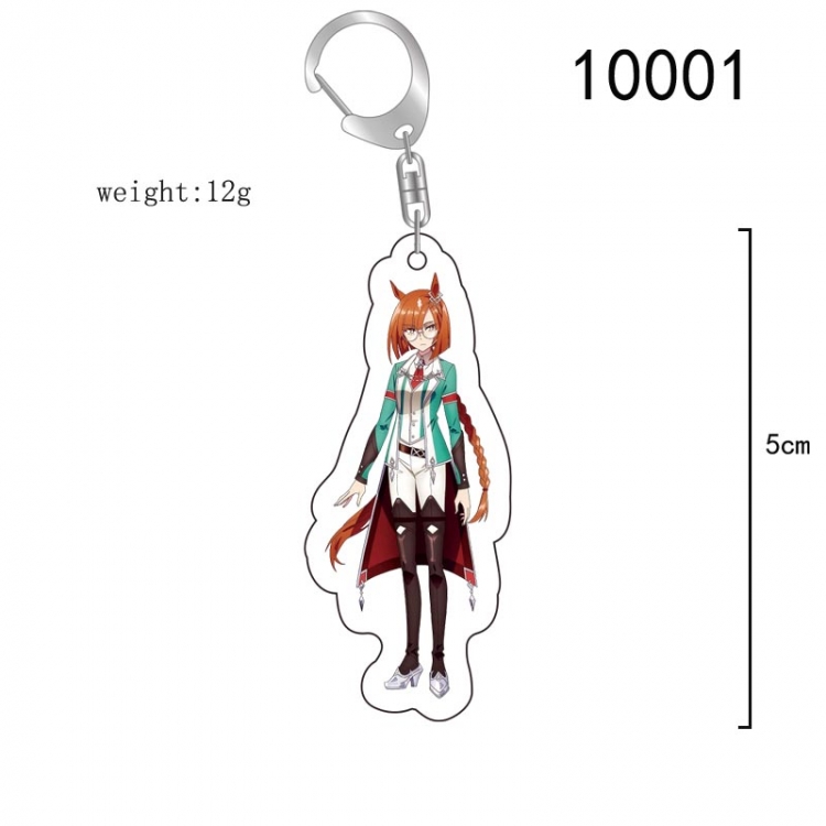 Pretty Derby Anime acrylic Key Chain  price for 5 pcs 10001