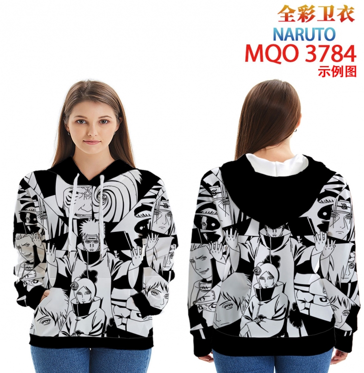 Naruto Full Color Patch pocket Sweatshirt Hoodie  from XXS to 4XL MQO 3784