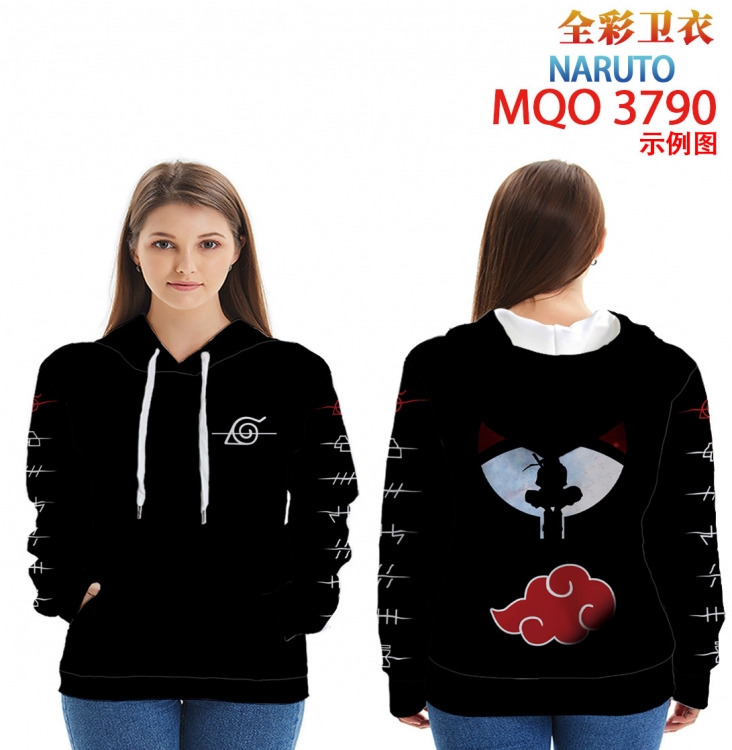 Naruto Full Color Patch pocket Sweatshirt Hoodie  from XXS to 4XL  MQO 3790