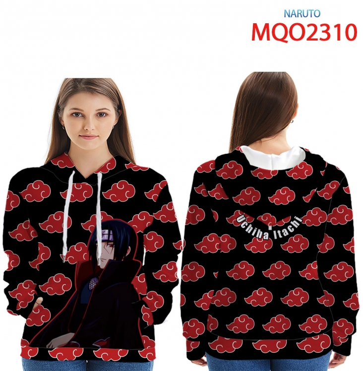 Naruto Full Color Patch pocket Sweatshirt Hoodie  from XXS to 4XL MQO-2310