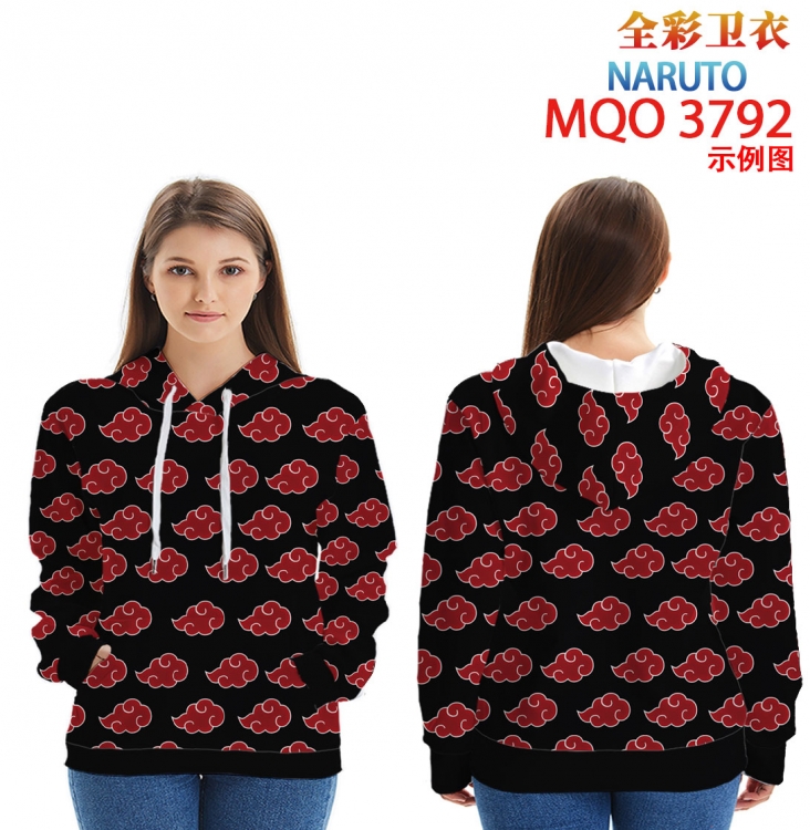 Naruto Full Color Patch pocket Sweatshirt Hoodie  from XXS to 4XL MQO 3792