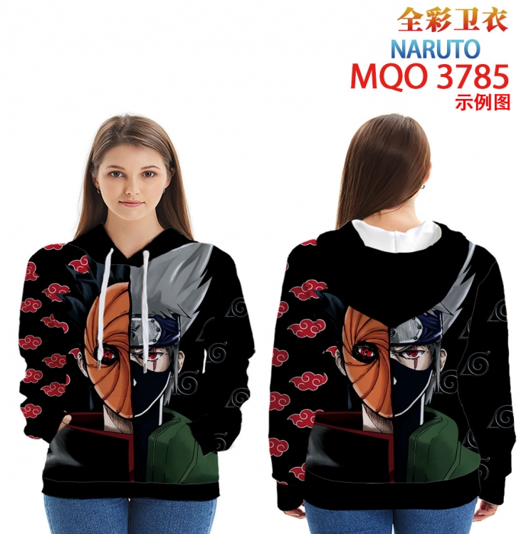 Naruto Full Color Patch pocket Sweatshirt Hoodie  from XXS to 4XL  MQO 3785