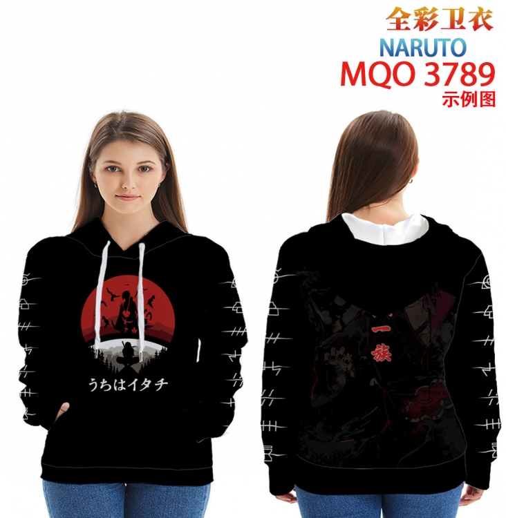 Naruto Full Color Patch pocket Sweatshirt Hoodie  from XXS to 4XL MQO 3789